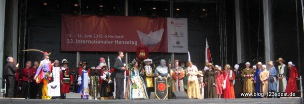 Eröffnung des Hansemarkts: Bühne