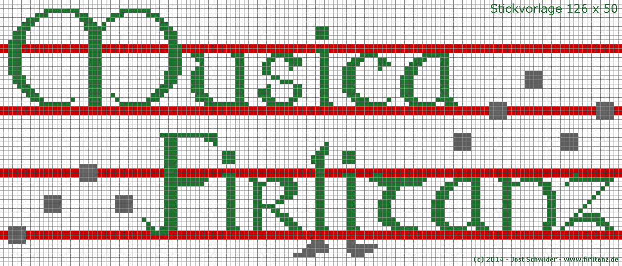 "Stickvorlage "Musica