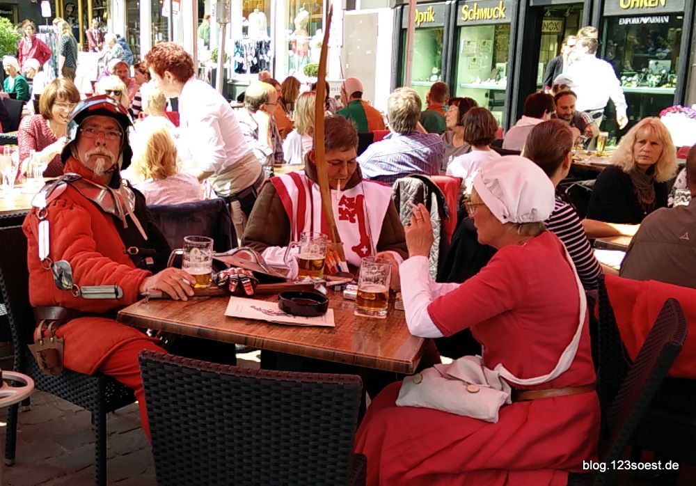 Rast in der Altstadt