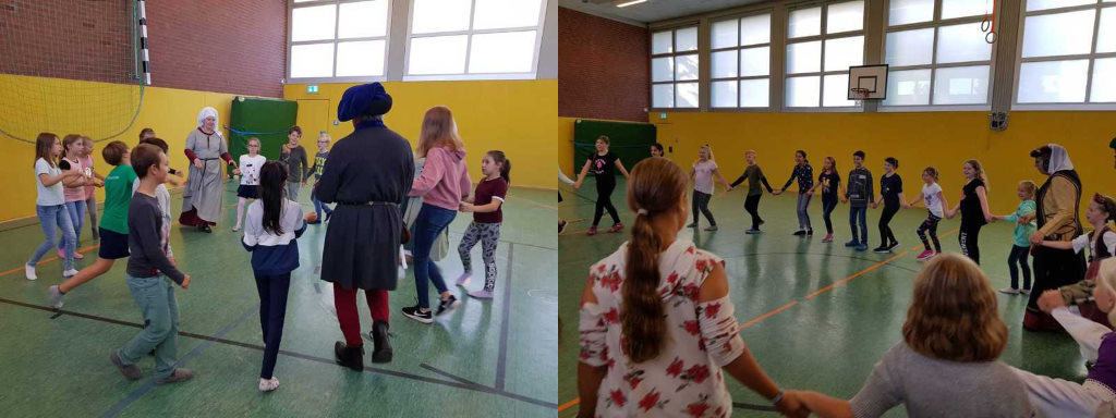 Kreistanz mit Kindern